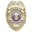 PRIVATE INVESTIGATOR Shirt Badge - Oval Shaped
